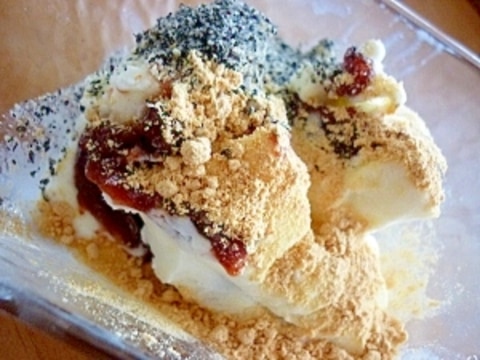 和風~あいすまんじゅうデザート**